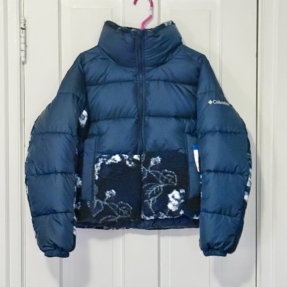 Columbia Jackets & Blazers - NWT Columbia Leadbetter Point II Sherpa Printed Puffer Jacket Large
